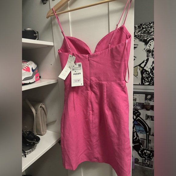 Zara Pink Mini Dress - Picture 2 of 3